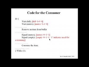 Process Synchronization, Bounded-Buffer, Reader-Writer, Dining Philosopher Problem (Lecture-7 on OS)