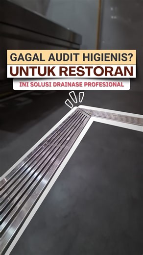 2.6K views | Gutter Grill Stainless: Standar Drainase Dapur Komersial...