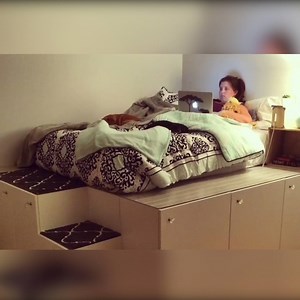 How to make a platform bed with this Ikea hack! | VT