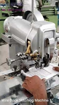 1" Wire Book Stitching Machine. How to Change Die and Pin Setting
