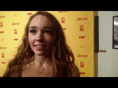 Holly Taylor at 'The Americans' season 5 premiere on Paige's growth