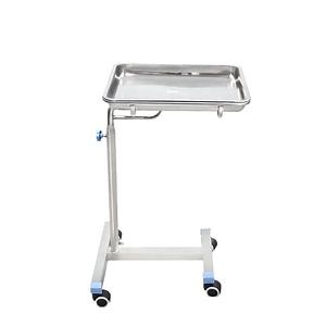 [Hot Item] Hot Sell Tro-Kf2020 Hospital Mayo Trolley Surgical Instrument Cart Ss Mayo Tray Trolley