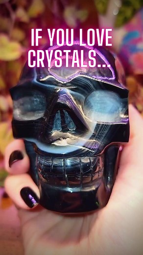 Beautiful Black Sardonyx Crystal Skull Carving! What is Black...