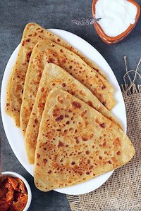 Whole Wheat Plain Paratha Recipe (3 different ways) - Cooking Carnival