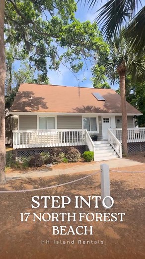 Welcome home to 17 NFB, a beautifully remodeled 3bed/2bath vacation home that has everything you need! 🏠 Located on North Forest Beach you are a 2-minute (1 block) walk to the beach and only a short 1.5 block walk to Coligny Plaza, filled with great shops and restaurants. You are also located next to an amazing walking/bike trail which is right outside the home. Park your car and enjoy this prime location with everything right at your fingertips. Get all the details and book directly through th