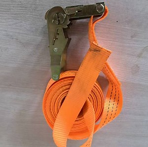 [Hot Item] Heavy Duty Cargo Lashing Belt 5000 Lbs 4 Inch Polyester Winch Strap
