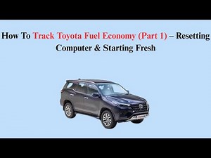 How To Track Toyota Fuel Economy (Part 2) – Hand Calculations & Fuelly App Guide
