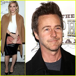 Hilary Duff & Edward Norton Support Bradley Cooper at ‘The Elephant Man’ Broadway Opening!
