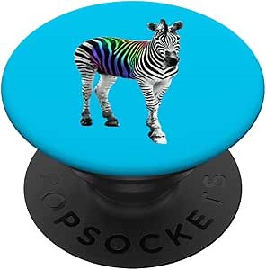 Lovely Zebra Colorful Rainbow Art Stripes