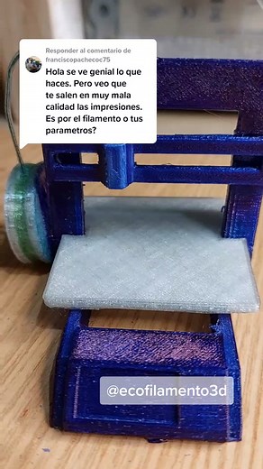 Respuesta a @franciscopachecoc75 #impresion3d #TikTokEcofriendly #fyp #diy #handmade #ecopet #reciclajepet #EcoFriendly3DPrinting #reclyc #upcycling #ecoimpresion