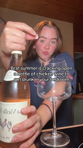 Bratz summer i hear?! #chickenwine #bratsummer #winetiktok🍷 #fyp