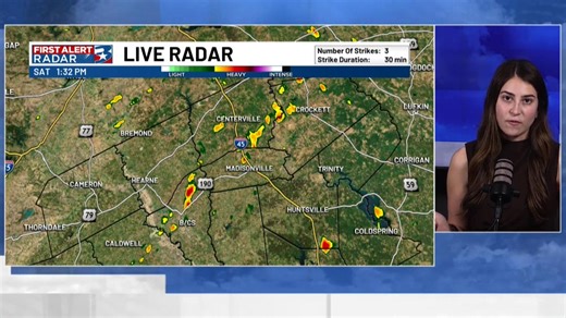 Radar Update: Tracking isolated showers across the area | KBTX Media