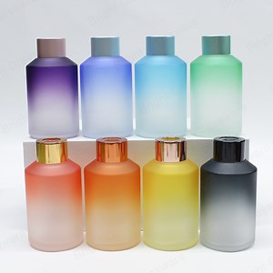 [Hot Item] Custom Color Inclined Shoulder Reed Diffuser Bottles Colorful Fragrance Bottle Empty