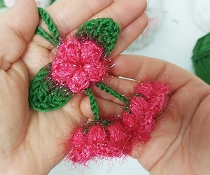 11K views · 81 reactions | Wow glamorous tulip keychain making | Knitting And Crochet | Facebook