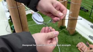 Electric Fence Corner Insulators, End Post Insulator Fiberglass Material for polywire Pack of 1