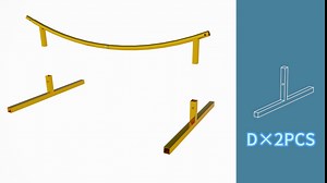 Round Balloon Arch Backdrop Stand - Circle Balloon Arch Frame Kit,Round Arch Backdrop Stand for Parties Anniversary Birthday Bridal Shower Graduation Ceremony Home Decor,6.6 FT Gold