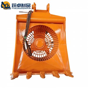 [Hot Item] Excavator Attachments Mini Screening Rotary Bucket Sieving Sand Stone Screen Bucke