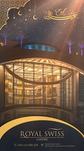 As the moonlight brightens the skies, may this Eid bring peace, prosperity, and moments of pure joy to you and your loved ones. Celebrate this blessed occasion with grace and grandeur — the Royal Swiss way. Eid Mubarak! Contact US | 042-111-000-329 Email | reservations@royalswisshotels.com | www.swissinternationalhotels.com Address | Opp. Cargo Complex, Near Allama Iqbal International Airport, Lahore #RoyalSwissLahore #EidMubarak2025 #CelebrateWithElegance #LuxuryRedefined #EidAtRoyalSwiss #Laho