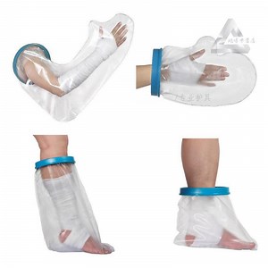 [Hot Item] Custom Ankle Arm Cast Cover Plaster Protector Wound Adult Kid Older Watertight Seal Soft Waterproof Bandage Cover