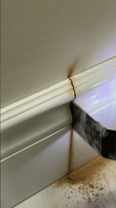 Cutting Baseboard With Multi Tool 📏 #dailyshorts #woodworking #cuttingskills #satisfying