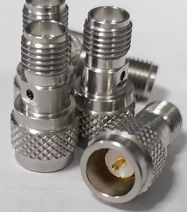 [Hot Item] Quick SMA Male Push on to SMA Female Coaxial Quick Adaptpr, Stainless Steel Body, 26.5GHz
