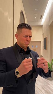 Accidentally swapped earbuds with The Miz 😬