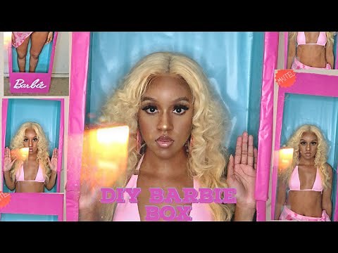 How to: DIY Lifesize Barbie Box for Halloween
