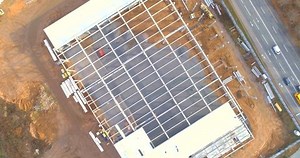 Construction Industrial Building Reinforced Concrete Building: vídeo stock (100% livre de direitos) 1089019925 | Shutterstock