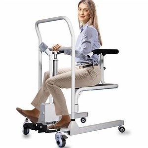 [Hot Item] Hoyer Lift Wheelchair with Commode Seat for Transfer Disabled to Toilet