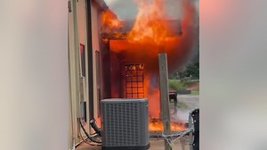 Cellphone video shows fire break out at Coweta County Christian school