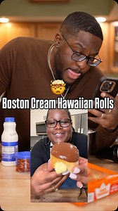 363K views · 21K reactions | These Hawaiian Sweet Roll Boston Cream Pie Donuts are FAT-fat. Like “my arteries filed a complaint” fat.  Shoutout to the queen @itssogood81 who created this — her kitchen magic is DIFFERENT. You smashing one or the whole tray?  . #recipe #holidays #foodie #foodreview | Stefan Johnson Voice Overs | Facebook