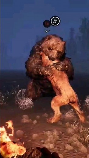 Far Cry Primal: Cave Bear 🐻 vs Sabertooth Tiger 🐯 #shorts #short #shortvideo #shortsfeed #gaming