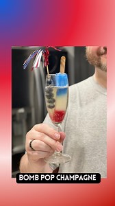 💥 Pop, Fizz, Clink! It’s National Bomb Pop Day! 💥 We’re taking the classic mimosa and giving it a firecracker twist just in time to get Fourth of July–ready! 🇺🇸✨ Introducing: The Bomb Pop Champagne Mimosa 🍾🍭 A red, white & bubbly sipper that’s as festive as it is fabulous! Here’s what you’ll need: 🔹 1 Bomb Pop 🔹 Chilled champagne 🔹 Fresh blueberries (optional) 🔹 Firecracker toothpicks (optional but adorable) Directions: 1️⃣ Drop a Bomb Pop right into your champagne flute. 2️⃣ Pour in t