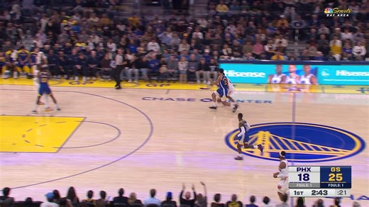 Kevin Durant hits the jump shot