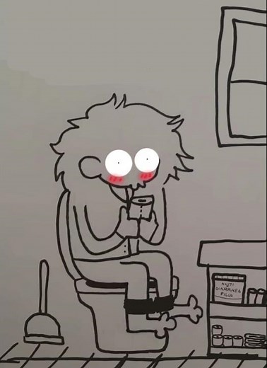 Amie has explosive diarrhea on toilet #poop #diarrhea #animation #funny