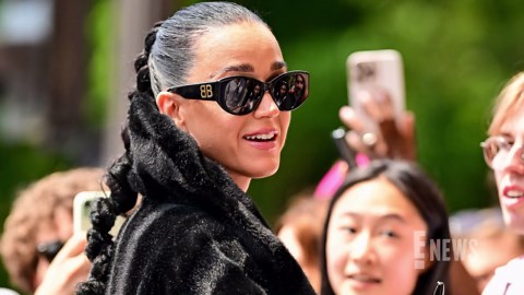 Katy Perry Goes Topless in Daring Look at Paris Fashion Week Show