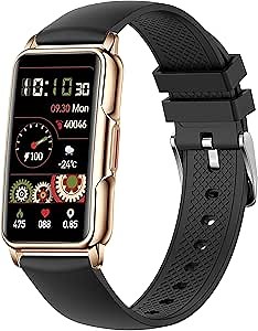 Yihou Fitness Tracker Pedometer Waterproof Step Counter Sleep Sport Smart Bracelet Activity Wrist Watch for Women Men Digital Outdoor Smart Watch for Android iOS Phones