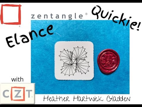 Elance | Zentangle® Quickie