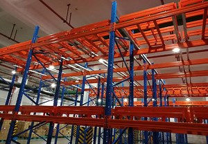 [Hot Item] Warehouse Push Back Rack with Powder Coating for Enhanced Durability