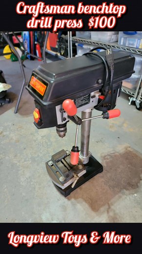 Craftsman benchtop/ Table Top Drill Press $100 Longview Toys & More! (903)660-5306 #longviewtoysnmore | Longview Toys & More