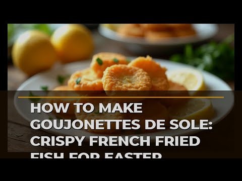How To Make Goujonettes De Sole: Crispy French Fried Fish For Easter