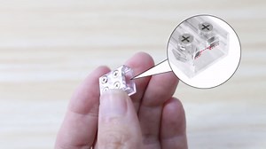 HitLights 12 Pack LED Connector 2 Pin 8mm Solderless LED Tape Lights Connector Transparent LED Strip Lights Connectors with Screwdriver Strip to Wire for 12V 24V Single Color LED Light Strips