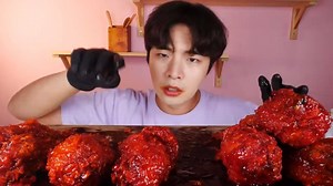 THA SUB)เผ็ด ไก่ทอด กิน Mukbang🔥Spicy Fire Chicken Korean ASMR 후니 Hoony Eatingsound Realsound | ASMR อาหาร