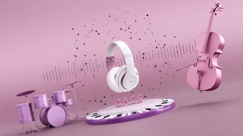 Bluetooth Headphones Over Ear, 6S Foldable Wireless Headphones with 6 EQ Modes, 40 Hours Playtime HiFi Stereo Headset with Mic, Soft Ear Pads, TF/FM for Cellphone/PC/Home (White & Gold)