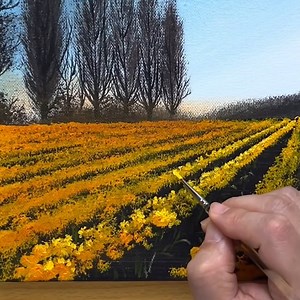 1.1M views · 37K reactions | Beautiful Landscape Acrylic Painting #art #painting #acrylicpainting | Joony art | Facebook