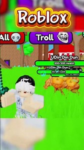 Dikejar Anomaly Udin din dun sekampung 😱❗❗ #roblox #brainrot