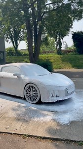 Spray Deep Purple, Apple iFoam over the top and brush with our Hog Brush around all the nooks, crannies and seals, the best way to prep for contact. (If you’re car is extra dirty, get some Crudzilla sprayed before the snow foam!) Available on www.dodojuice.com #dodojuice #freshlyjuiced | Dodo Juice