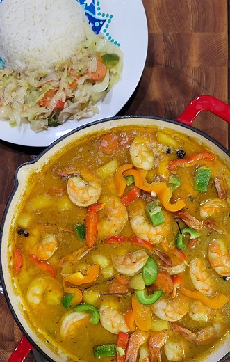 Curry shrimp or Shrimp Curry? Does it matter? Catch the vibe tho...