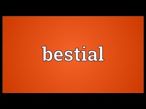 Bestial Meaning