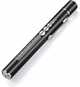 URHEALTH Rechargeable Pen Light | LED Penlight | USB Rechargeable | Black